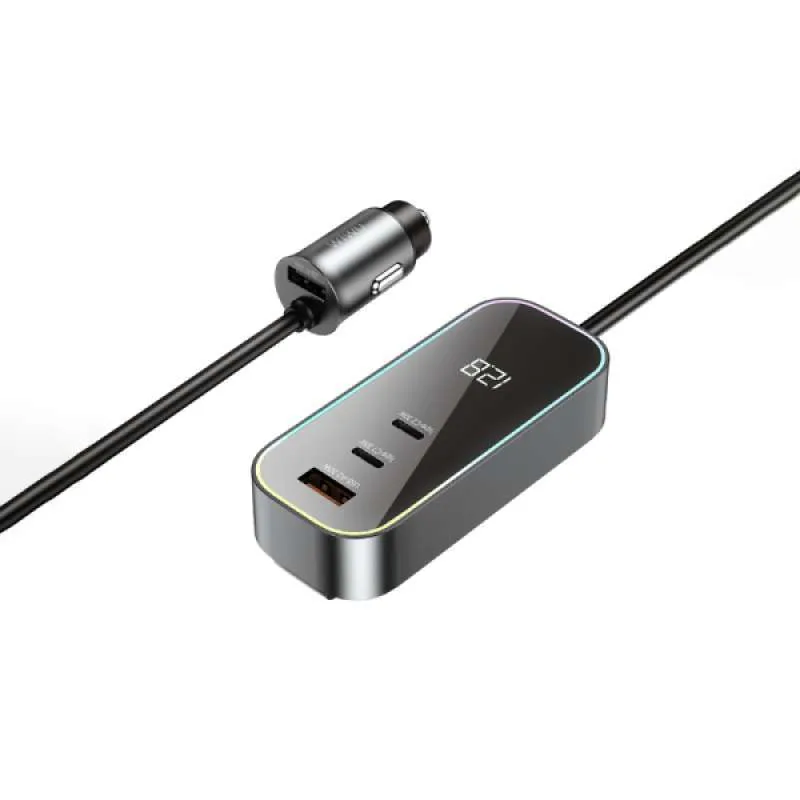 wiwu car charger wiwu extend dual usb a usb c 120w qc pd power delivery fast charging wi qc014 full11 nhjhk7lt